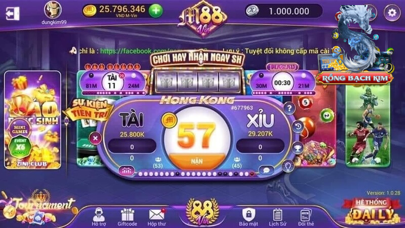 Cổng game có giao diện rất khoa học