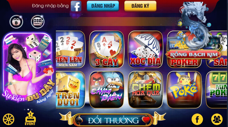 Đa dạng các con game chất lượng được tung ra thường xuyên