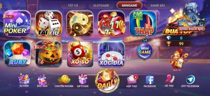 Minigame đổi thưởng thú vị, hấp dẫn