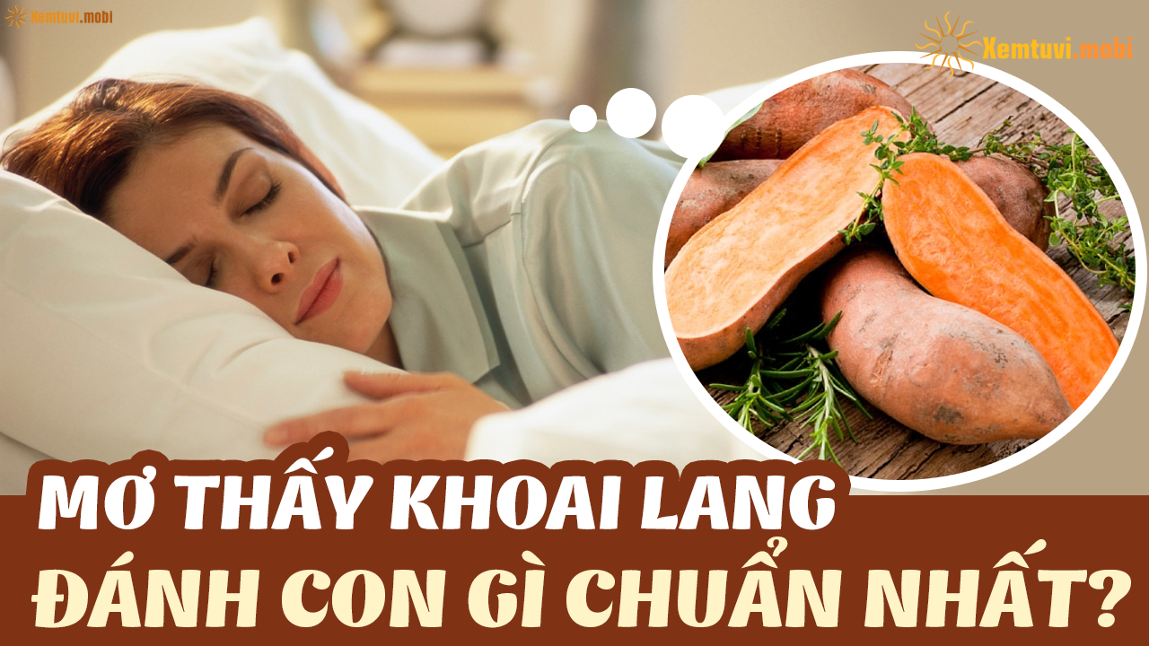 Nằm mơ thấy khoai lang đánh đề con gì?