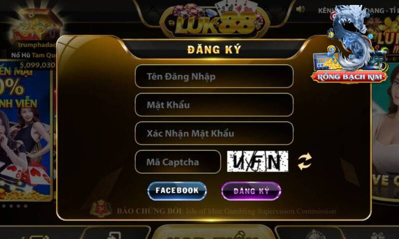 Quá trình tạo tài khoản tại cổng game rất nhanh chóng