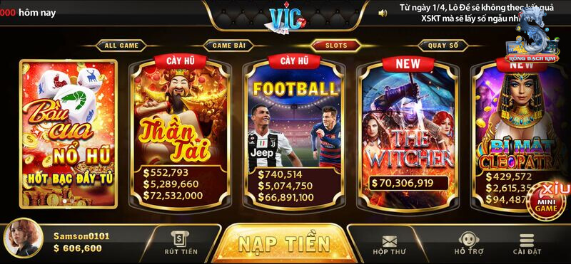 Game nổ hũ có số tiền tích lũy đến hàng tỷ đồng