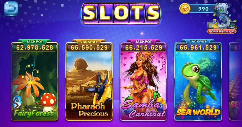 Làm giàu cùng các tựa game slots có hũ Jackpot khủng