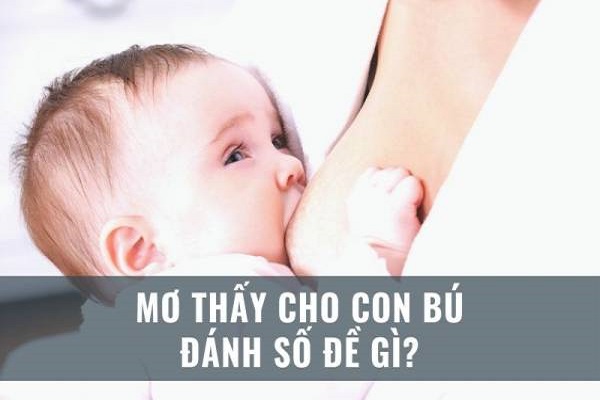 Nằm mơ thấy cho con bú đánh đề con gì?